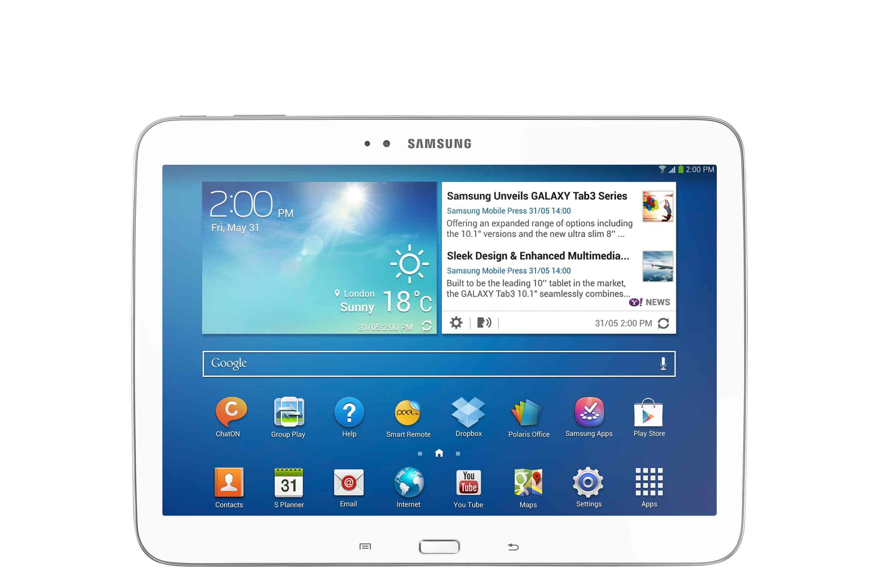 Tablet Samsung 101 Galaxy Tab3 16gb 4g Blanco